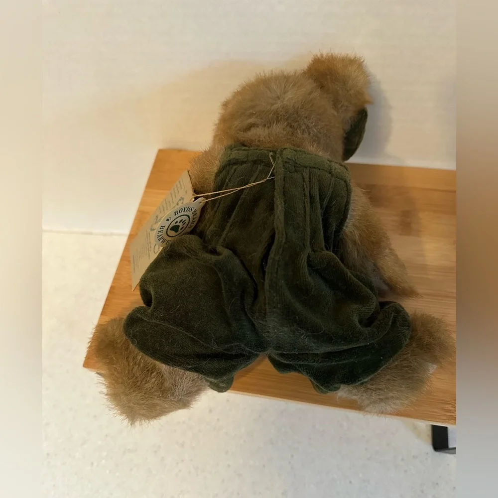 Vintage Boyds Bear Brown Teddy Bear with Tags Attached. Collectible